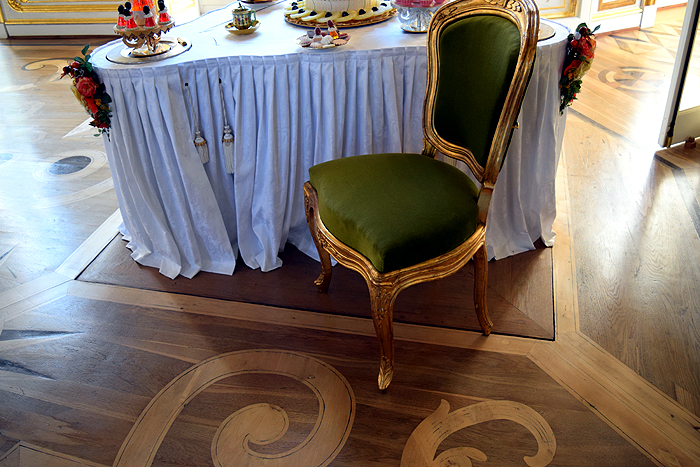 Three Setting Table e (plate at left)